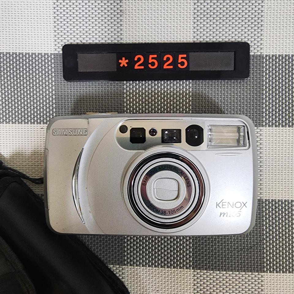 삼성캐녹스 m 105 필름카메라 파우치포함