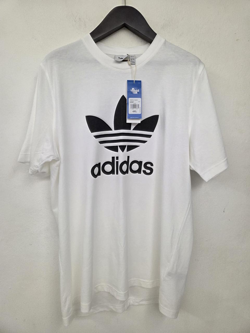 아디다스 트레포일 반팔티 4XL 화이트