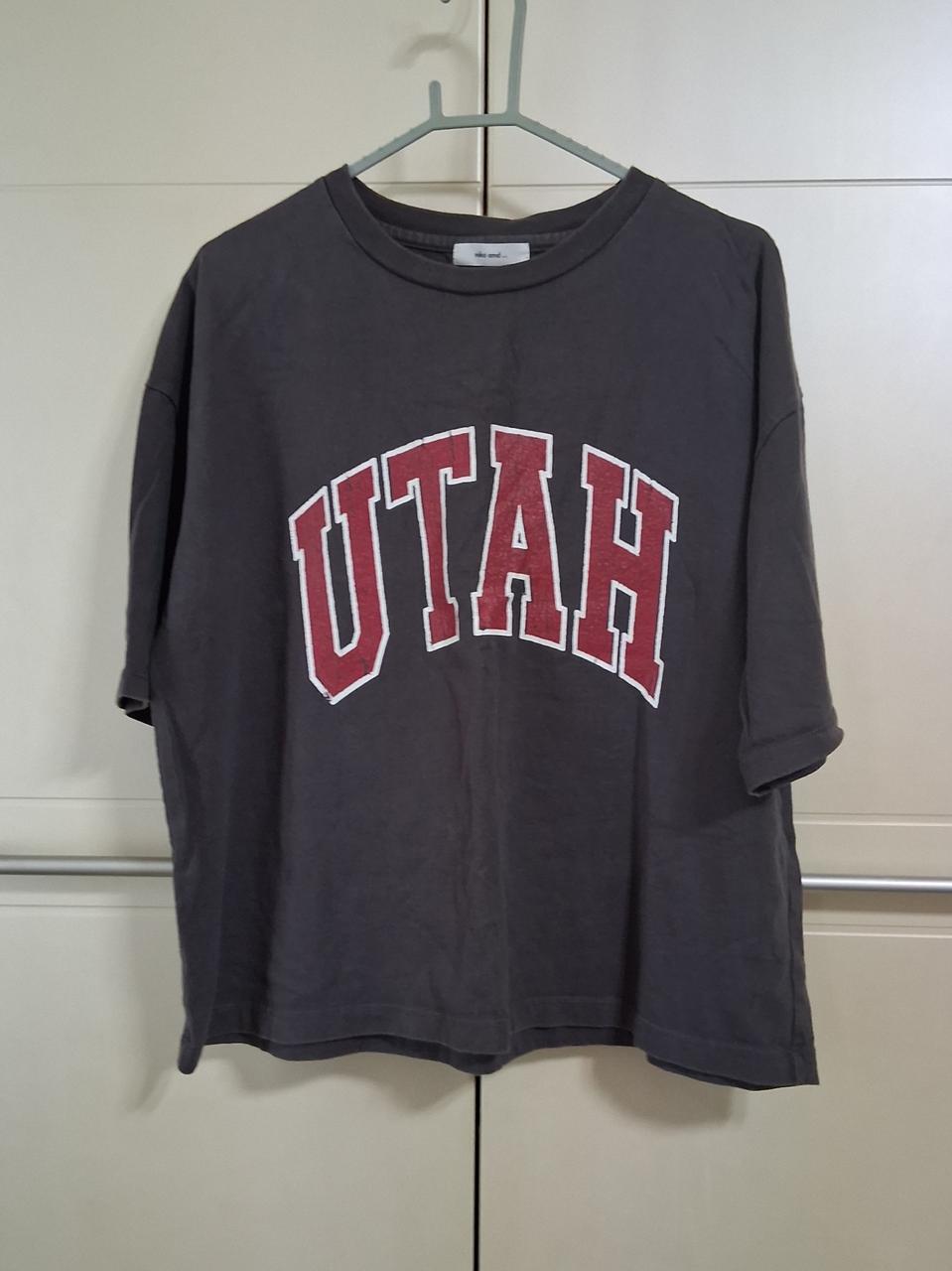 니코앤드 UTAH 반팔티 그레이