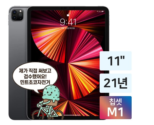 아이패드 프로 11인치 M1 256GB 셀룰러 풀박스