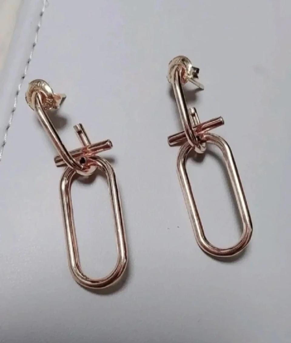 14k 로즈 귀걸이