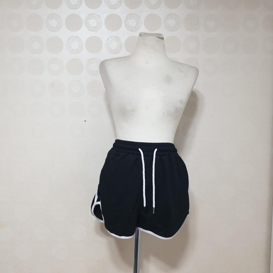 츄리닝반바지66 반바지66 밴딩반바지66 블랙반바지66