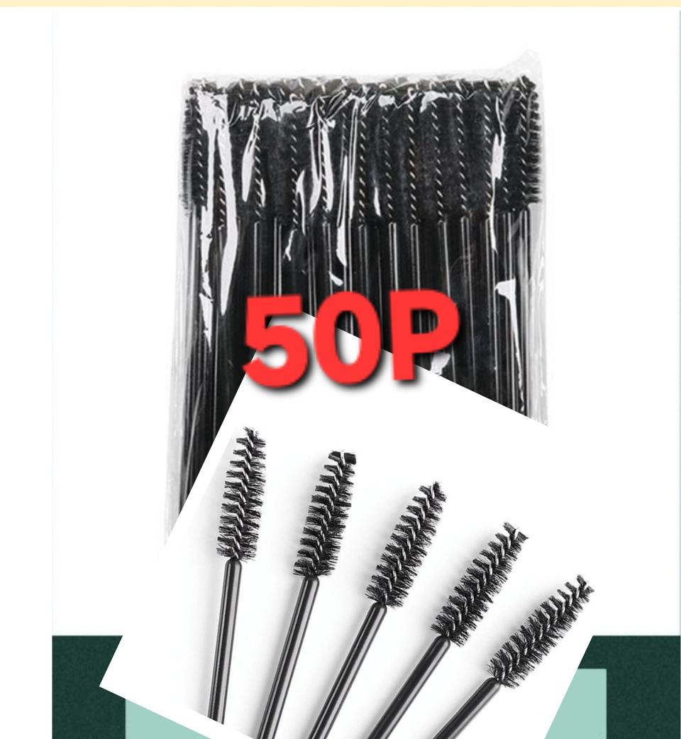 (새상품)50P블랙일회용 마스카라브러시