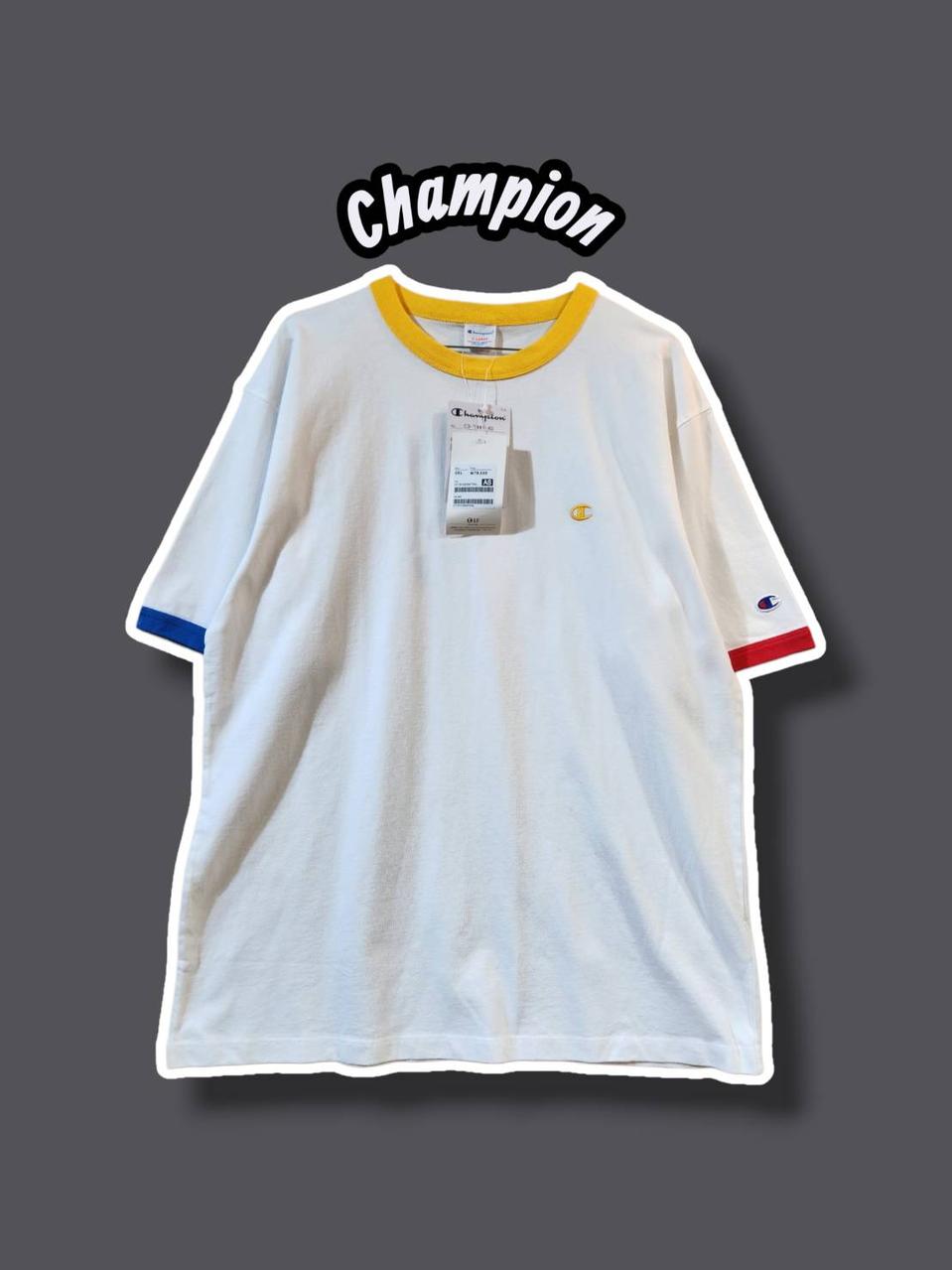 XL/ 챔피온 컬러 립 반팔 티셔츠 새상품 /0519
