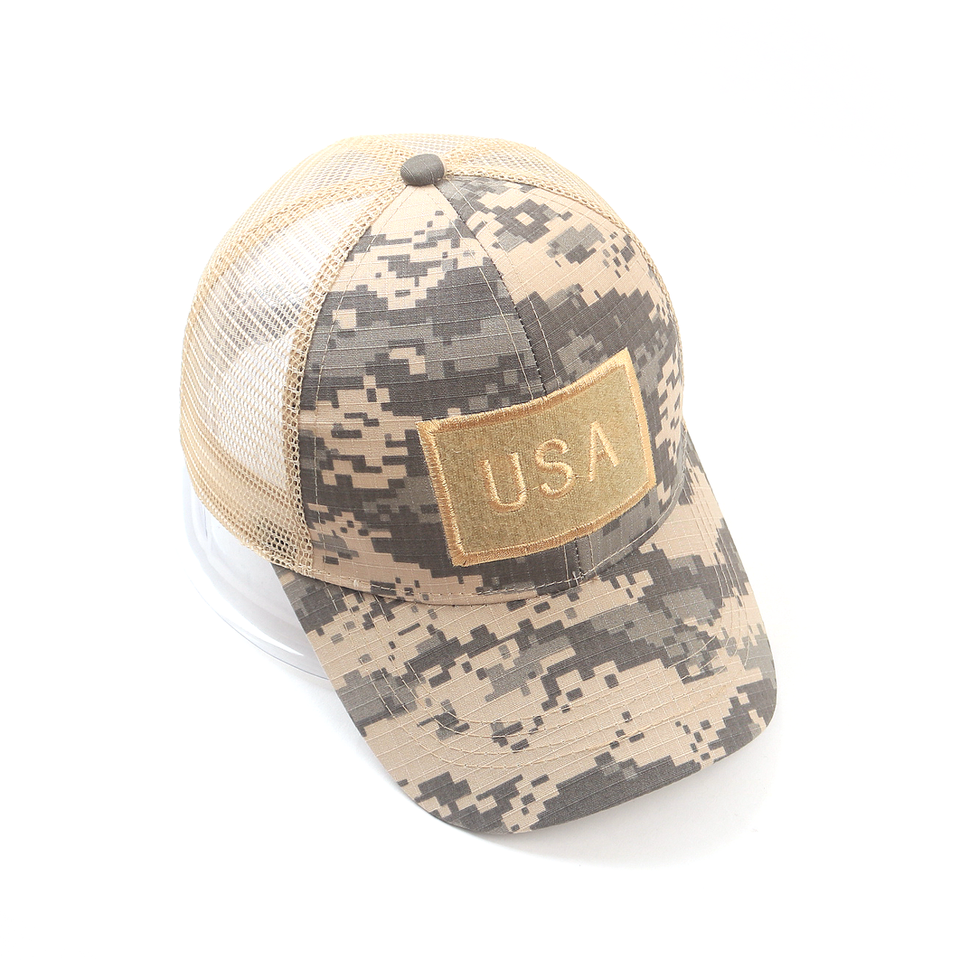 56-58cm USA 자수 메쉬 볼캡 여름 모자 / P019 -050