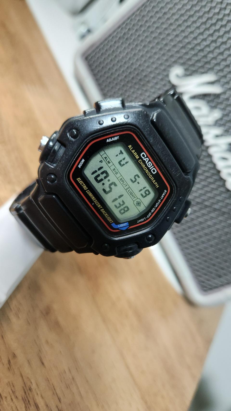 # 빈티지카시오 쿼츠 DW-290T 크로노그래프 레어 방수시계 급처