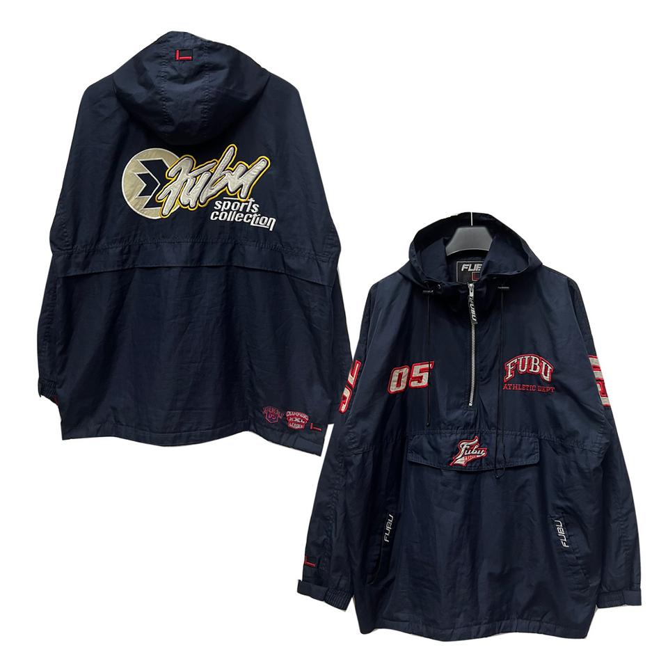 00s FUBU 후부 하프집업 후드 바람막이 XL