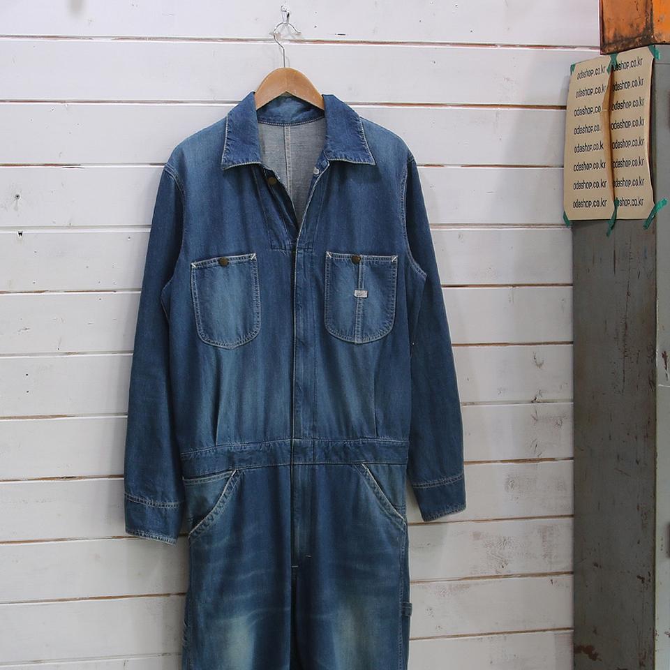(착용컷) Lee 데님 점프 수트 (남성용 L)