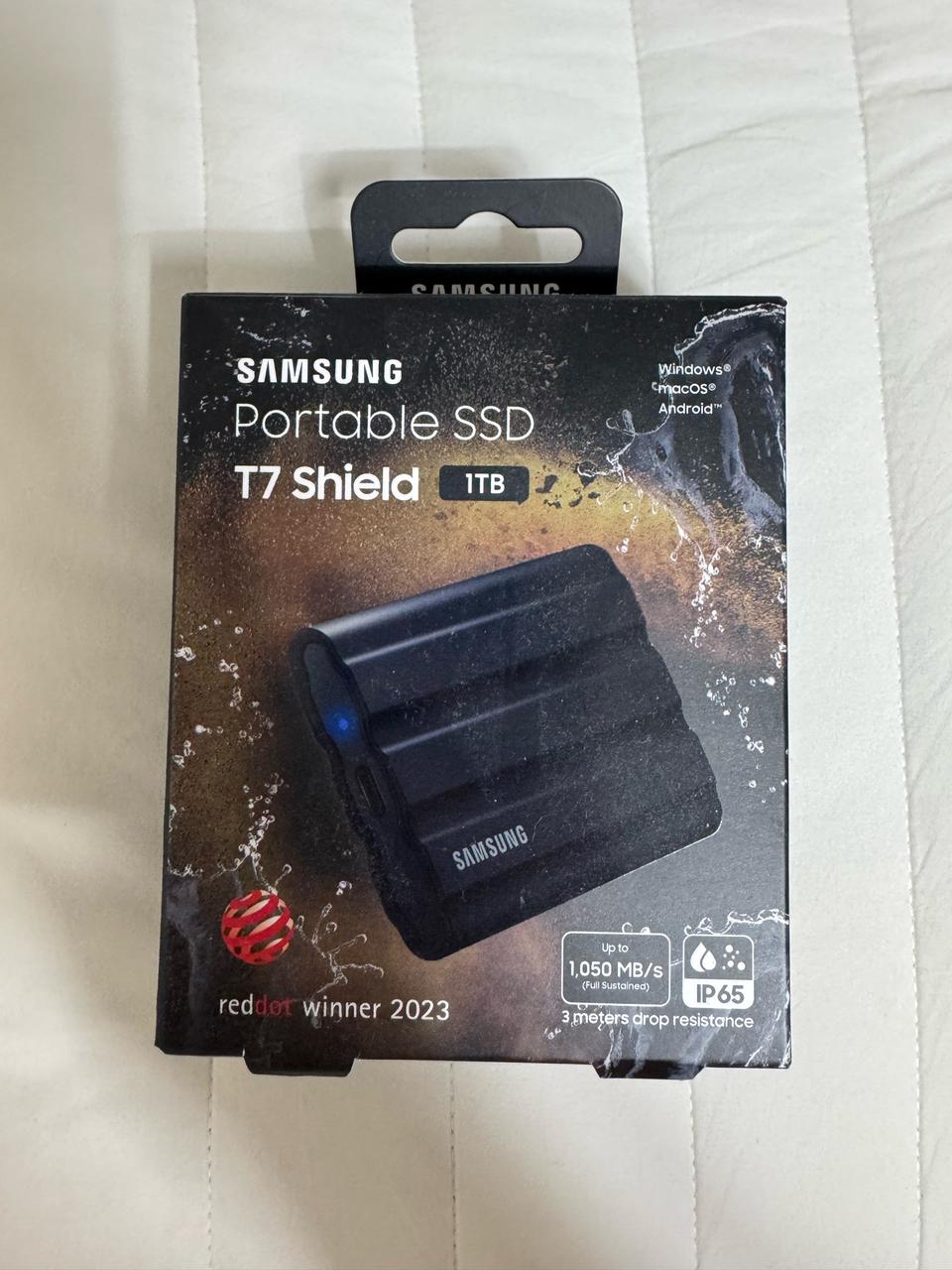 삼성전자 포터블 외장 SSD 1TB 1테라 T7 실드 Shield