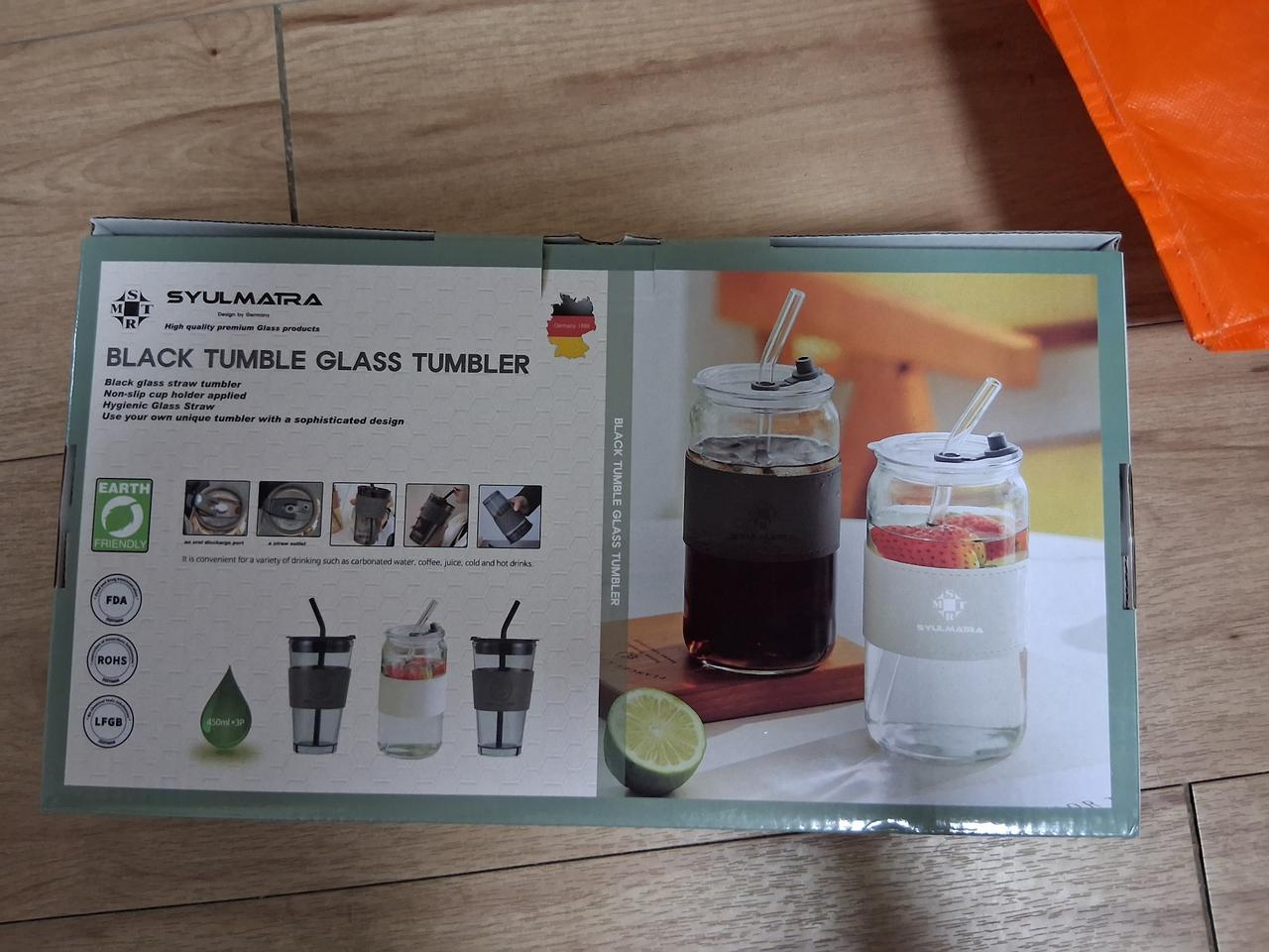 유리 텀블러 450ml×3