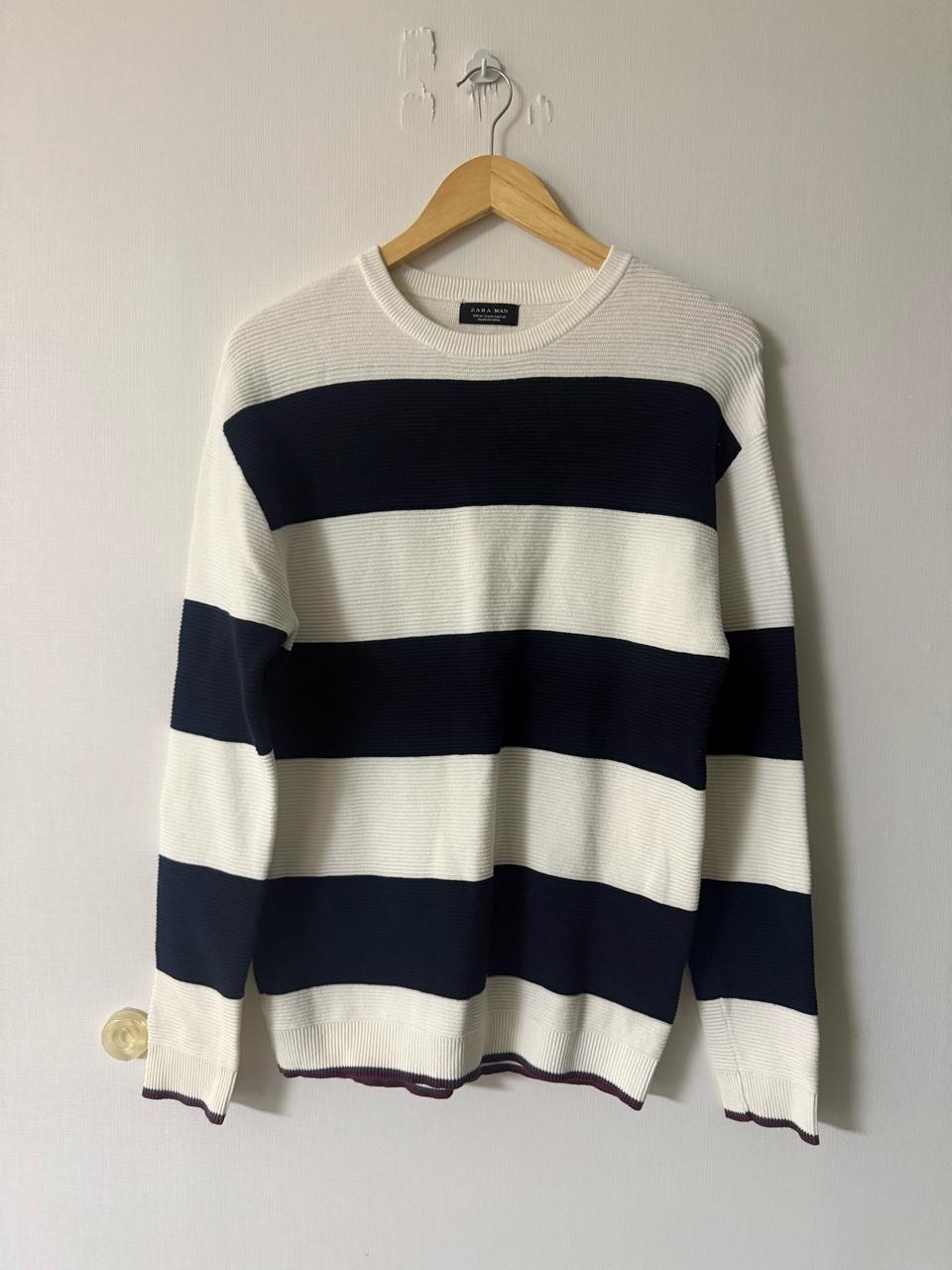 ZARA 맨 남자 얇은 니트 M 사이즈 100정도