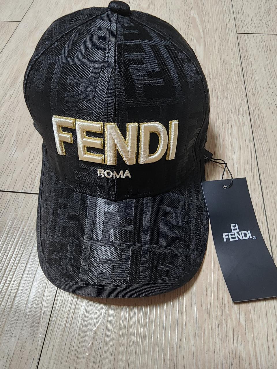 FF자수로고 검정캡모자