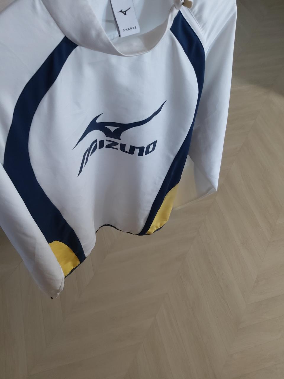 MIZUNO 미즈노 화이트/네이비/옐로우 피스테 LARGE