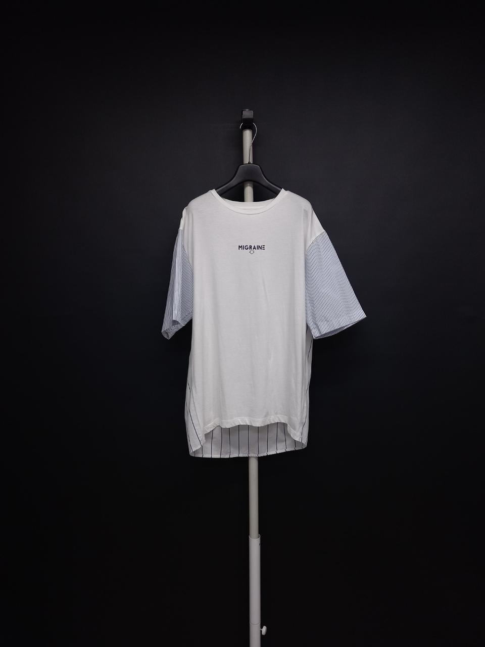 톰보이 춘하 루즈박시핏 롱 티셔츠 F 44-77