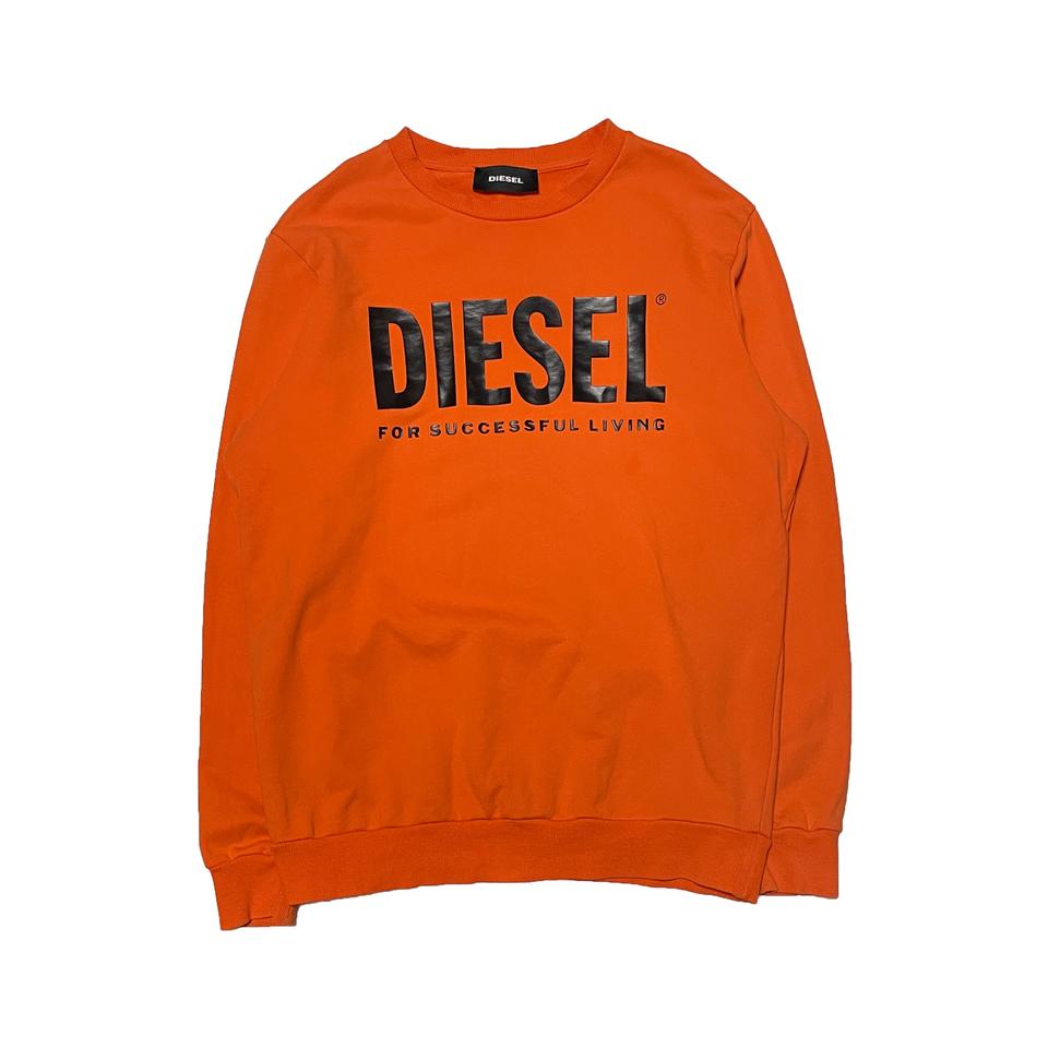DIESEL 디젤 오렌지 맨투맨
