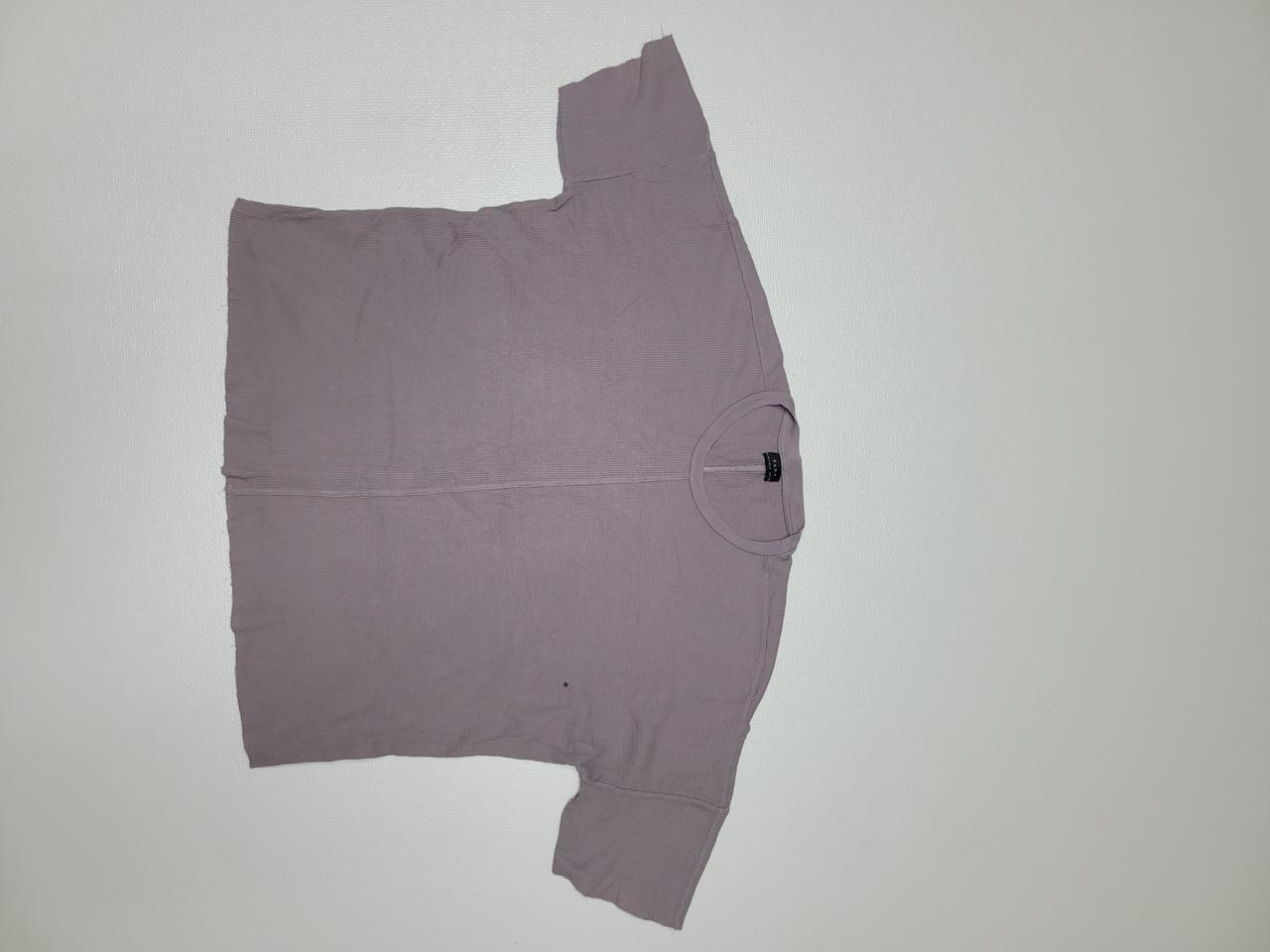 자라 ZARA 남자 와플조직  반팔 티셔츠 110 오버핏 브라운