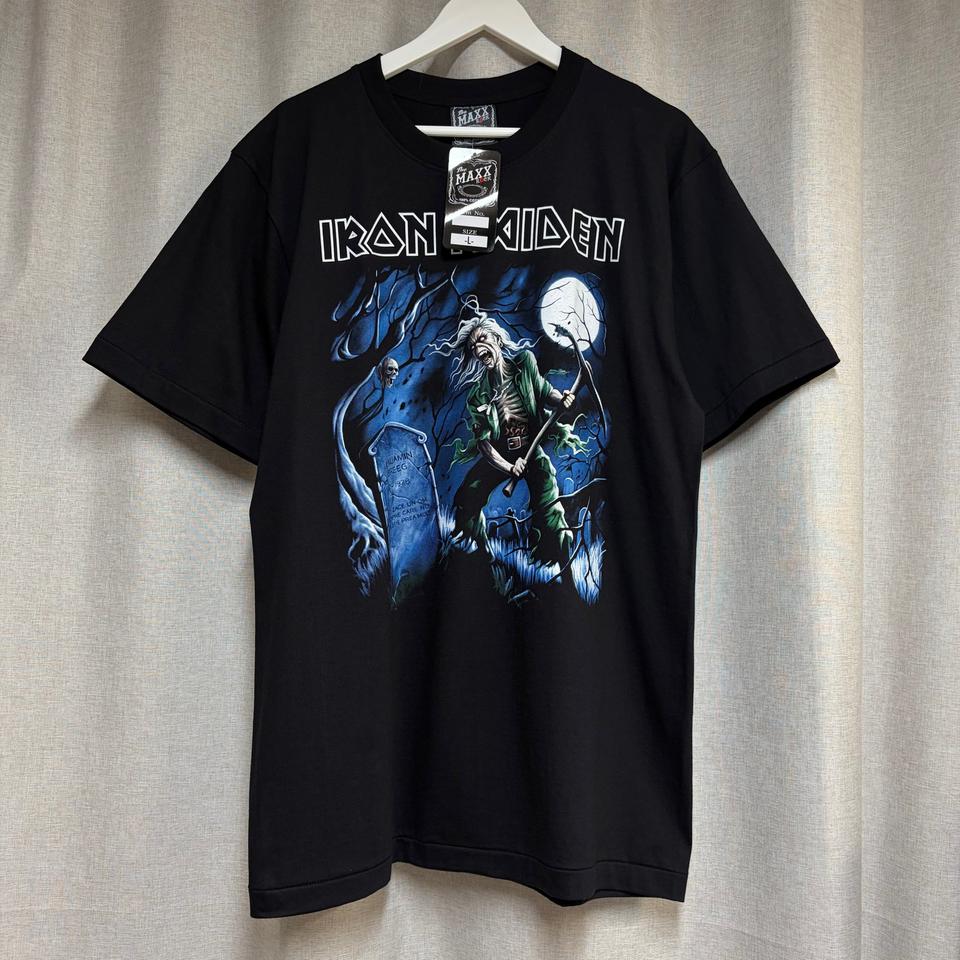(새상품) The MAXX ROCK 아이언 메이든 밴드 티셔츠 L