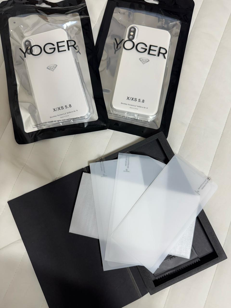 아이폰xs 투명케이스 강화유리3개 일괄