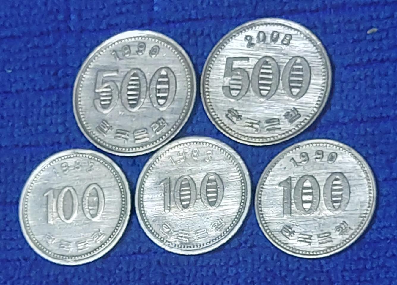 특이주화 500주, 100주 5개 일괄