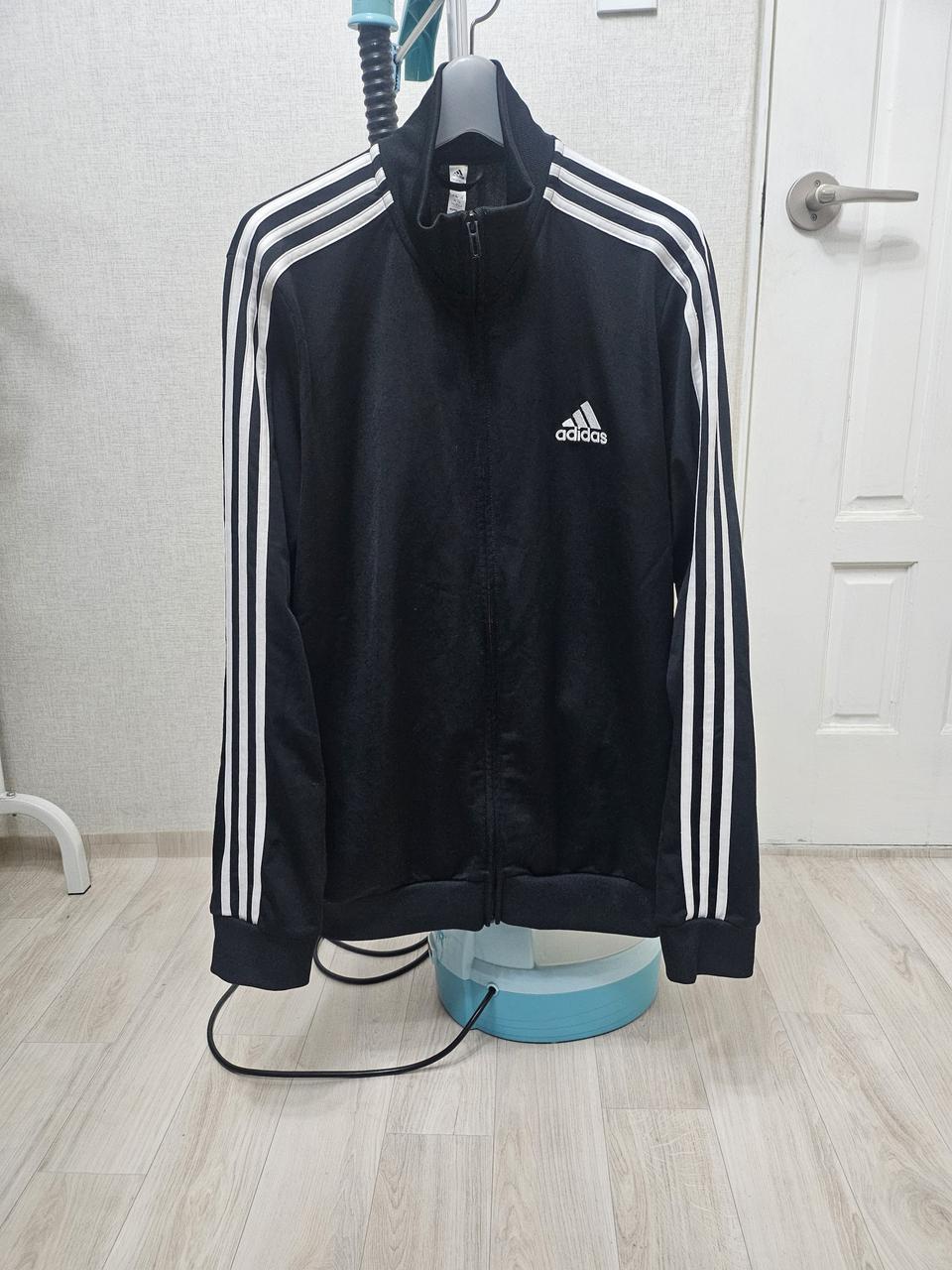 (110~115)2XL☆초대장급☆ 아디다스 에센셜 3st[검흰]트랙탑져지