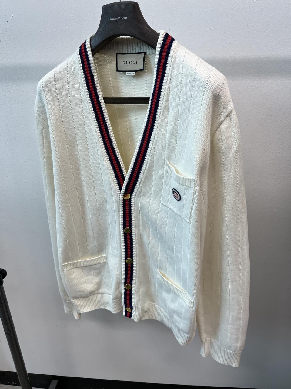 105) 구찌 금장 오버 가디건
