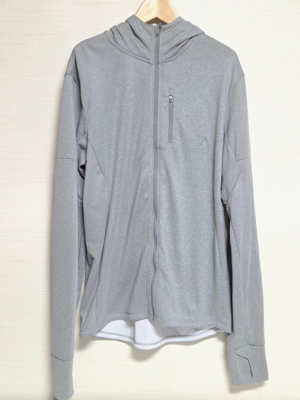 H&M 스포츠 후디 후드집업 그레이