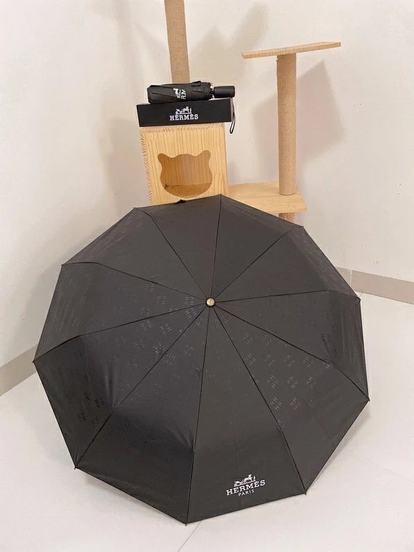 에르메스 3단 4계절 양산겸 우산 베이직 블랙