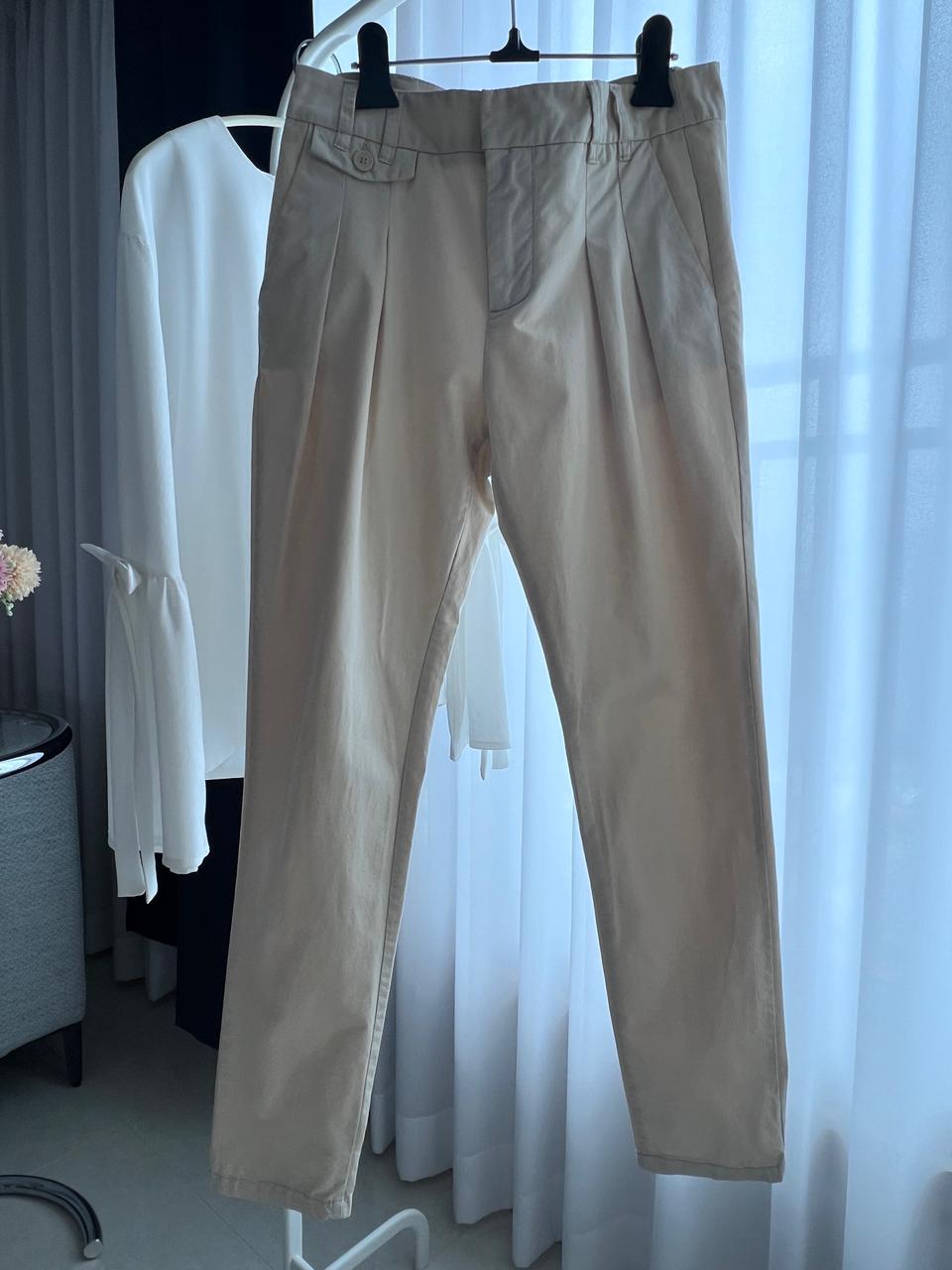 ZARA BASIC 베이지 면바지 24