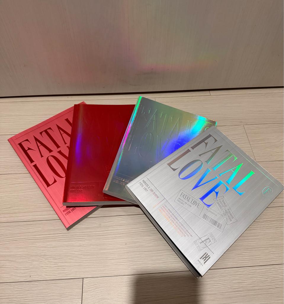 몬스타엑스 3집 [FATAL LOVE] 4세트 일괄