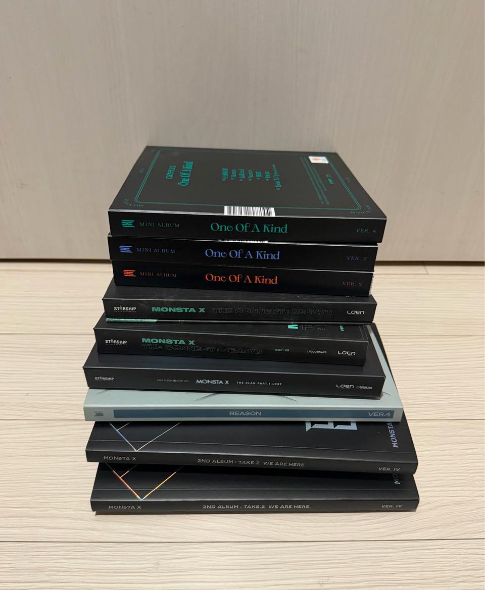 몬스타 엑스 앨범 모음 9개 일괄