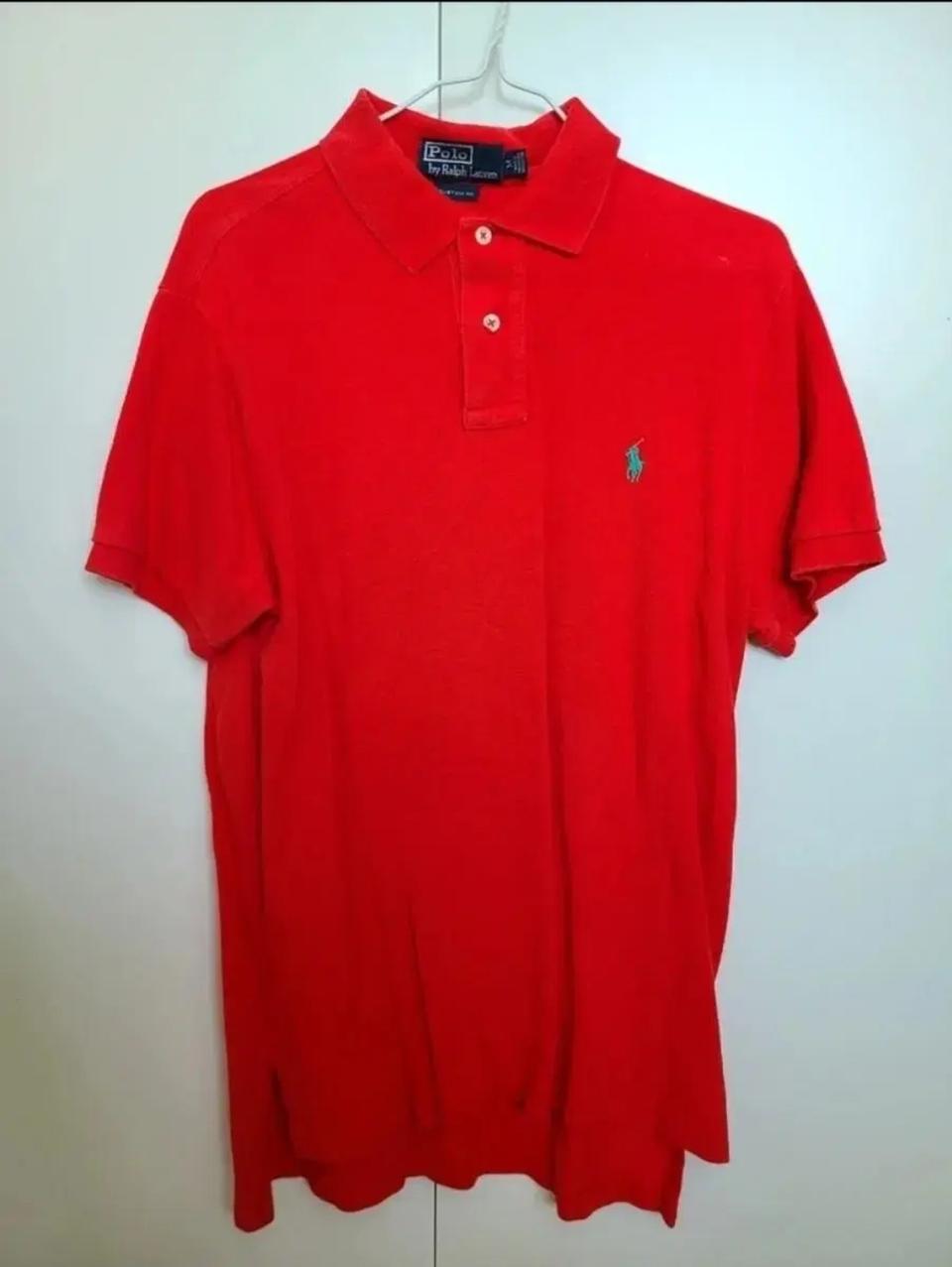 폴로(polo) 랄프로렌 카라티 레드(M)