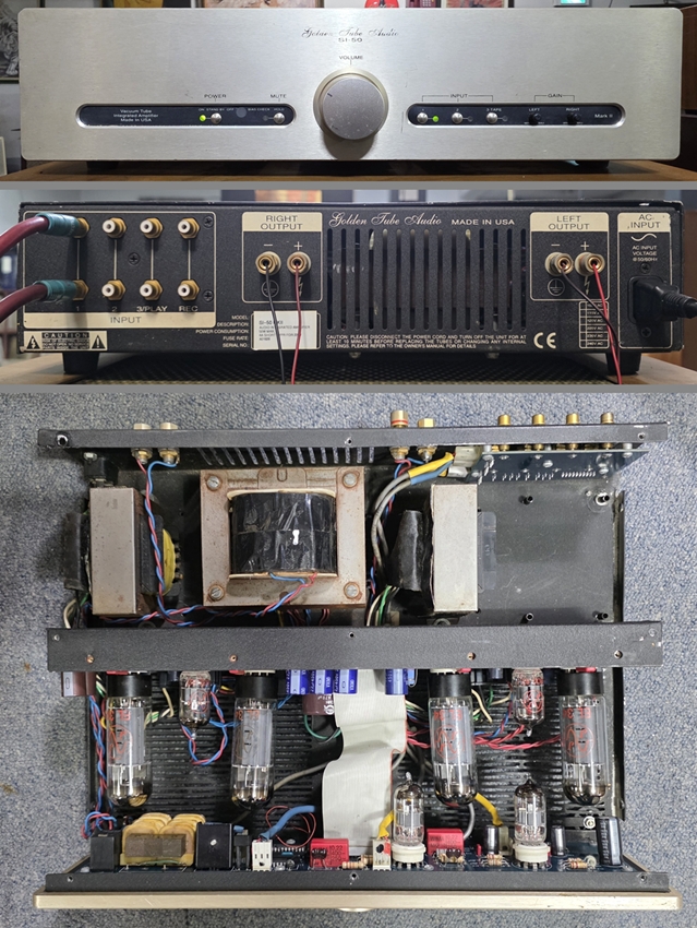미제 Golden Tube SI-50 진공관 앰프