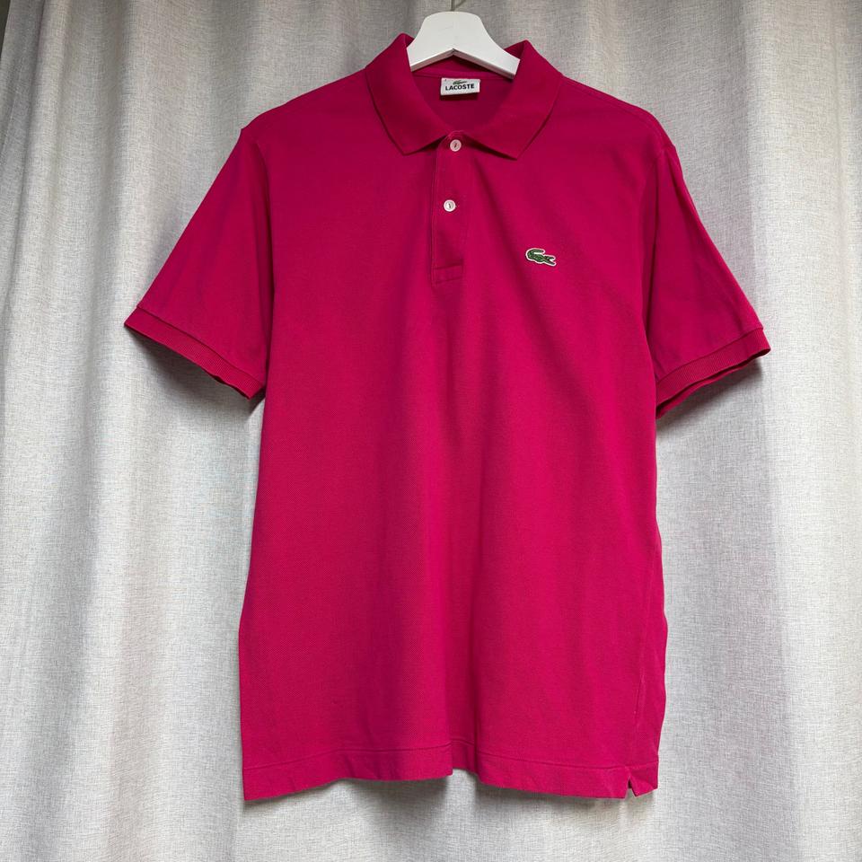 라코스테 핑크 피케 카라티 SIZE 4