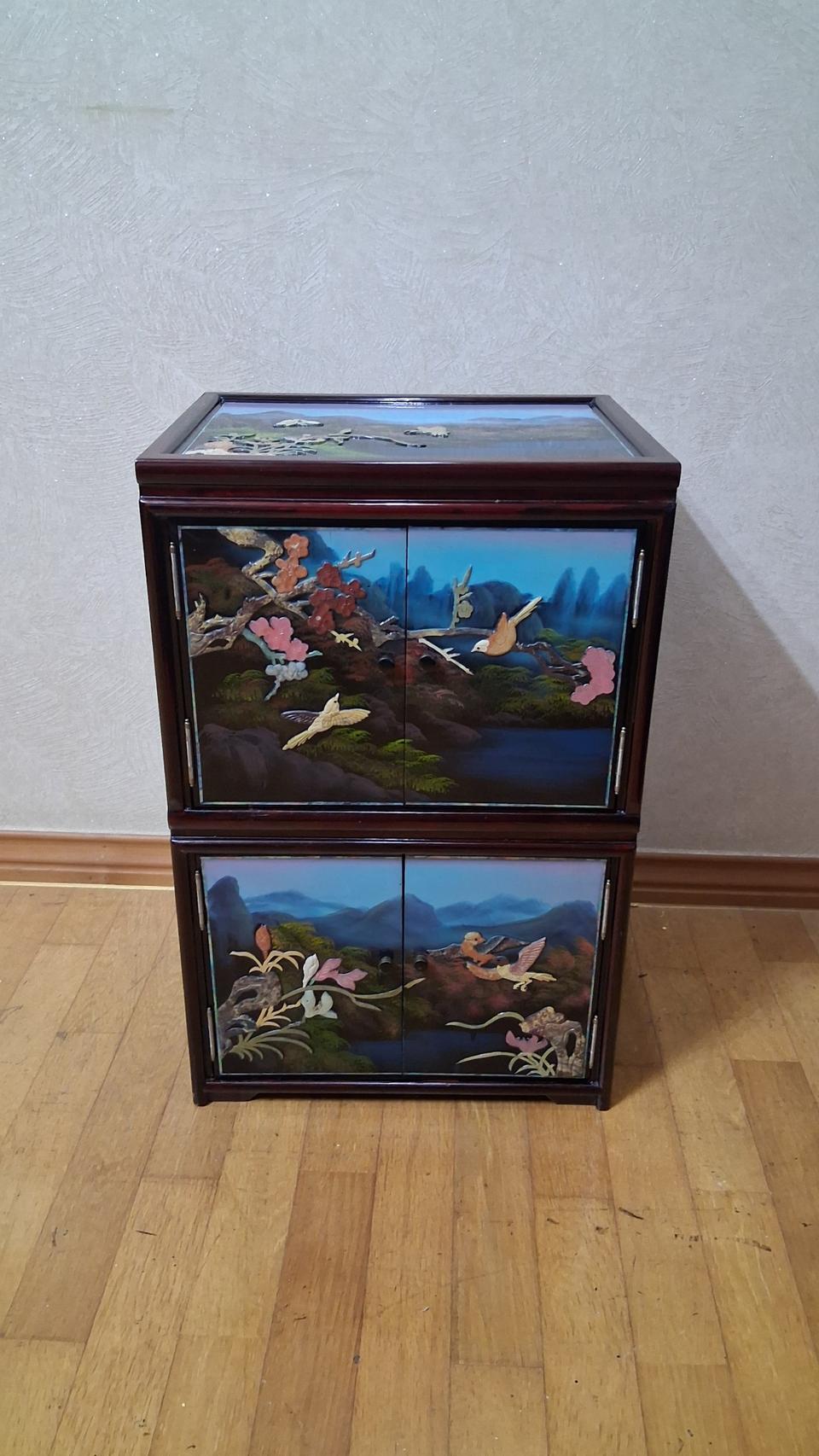옥돌장식장 자개장