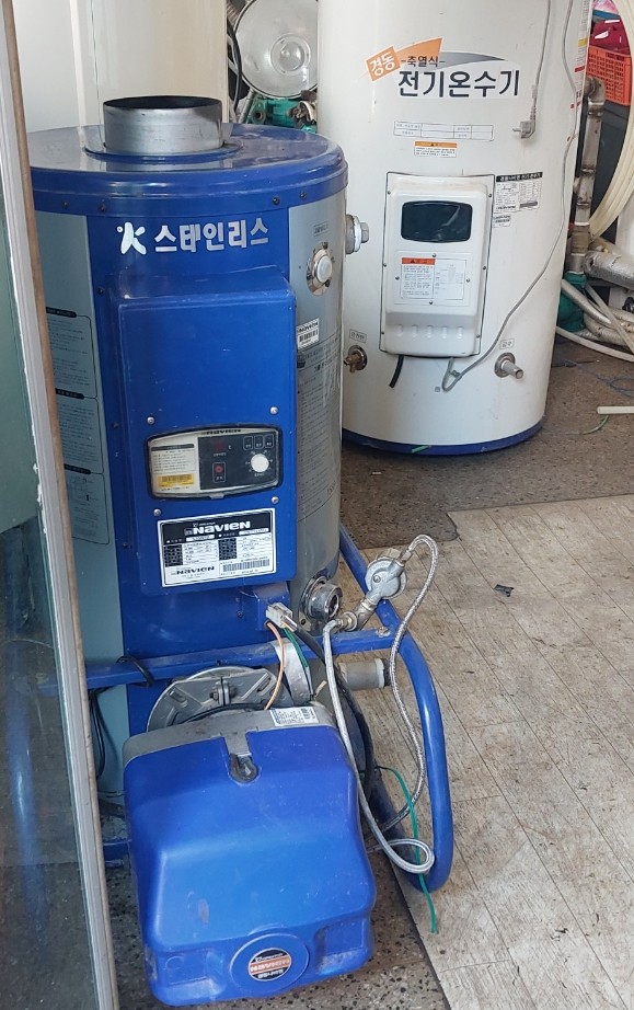 경동스텐기름5만k.전기온수기340L판매