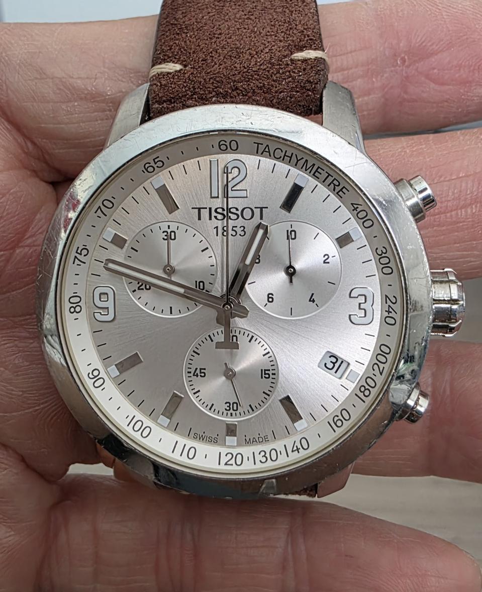 티쏘 (TISSOT) T-sport PRS-200 크로노그래프 쿼츠 시계
