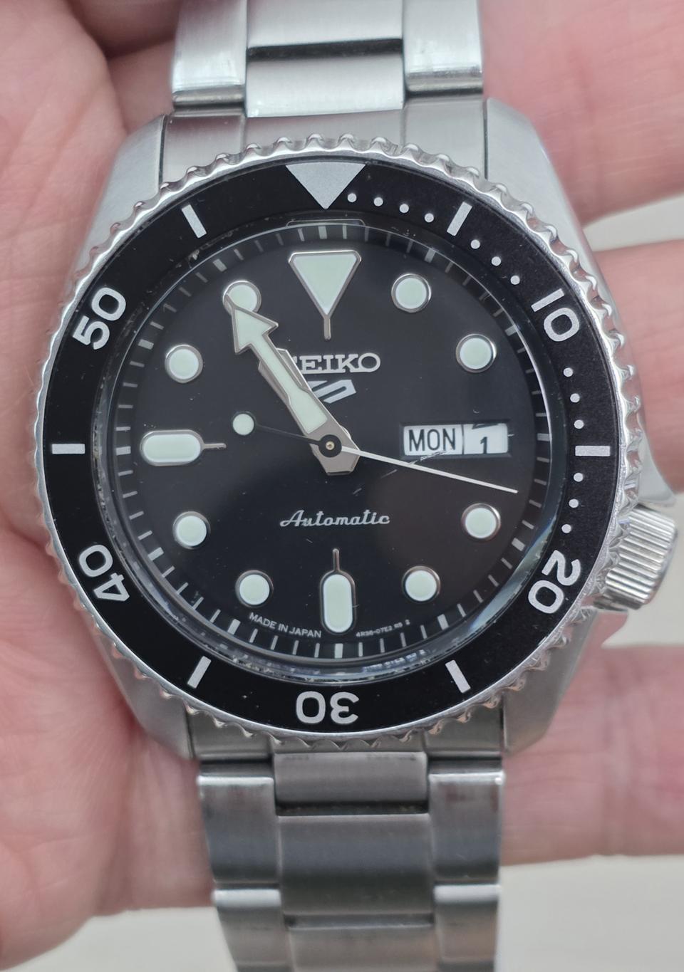 세이코(SEIKO)5 오토메틱 Sports 다이버 SRPD55K1 시계