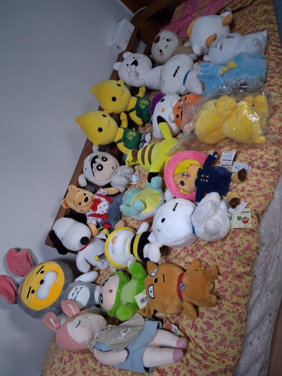 캐릭터 봉제 인형 22개 일괄 판매