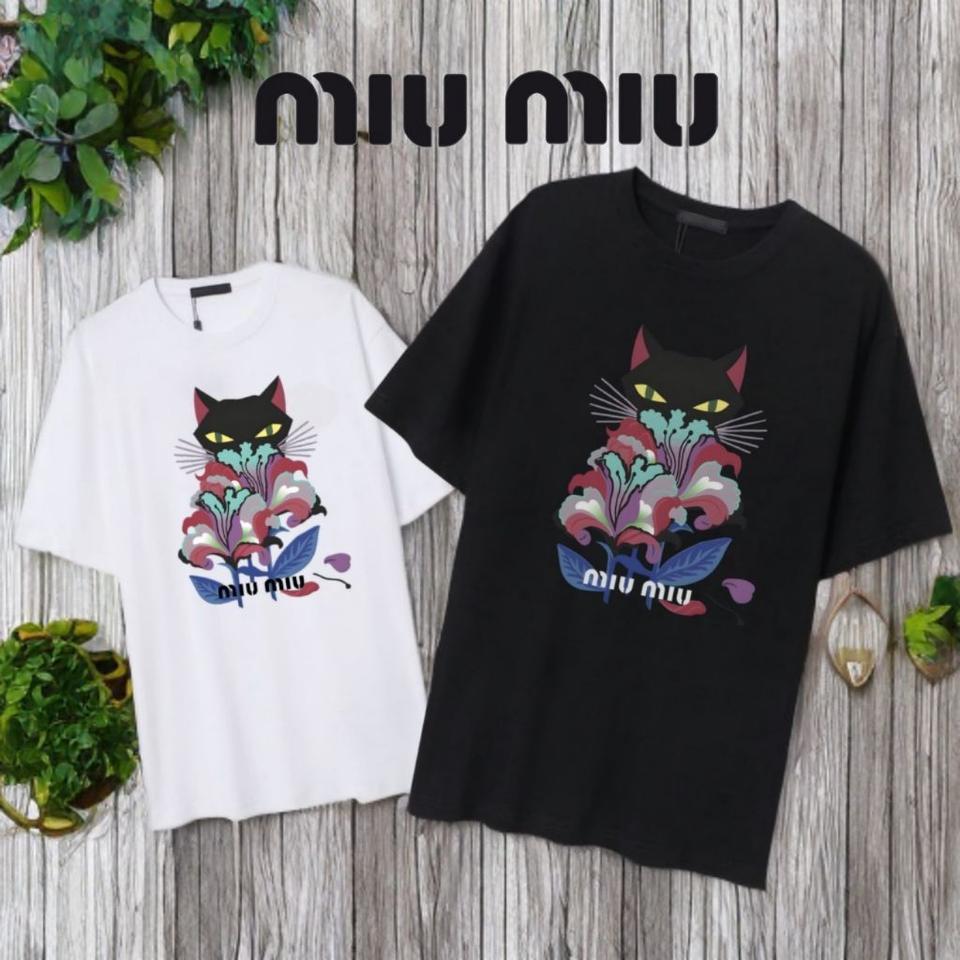 (새상품) 미우미우 꽃냥이 반팔티 무료배송