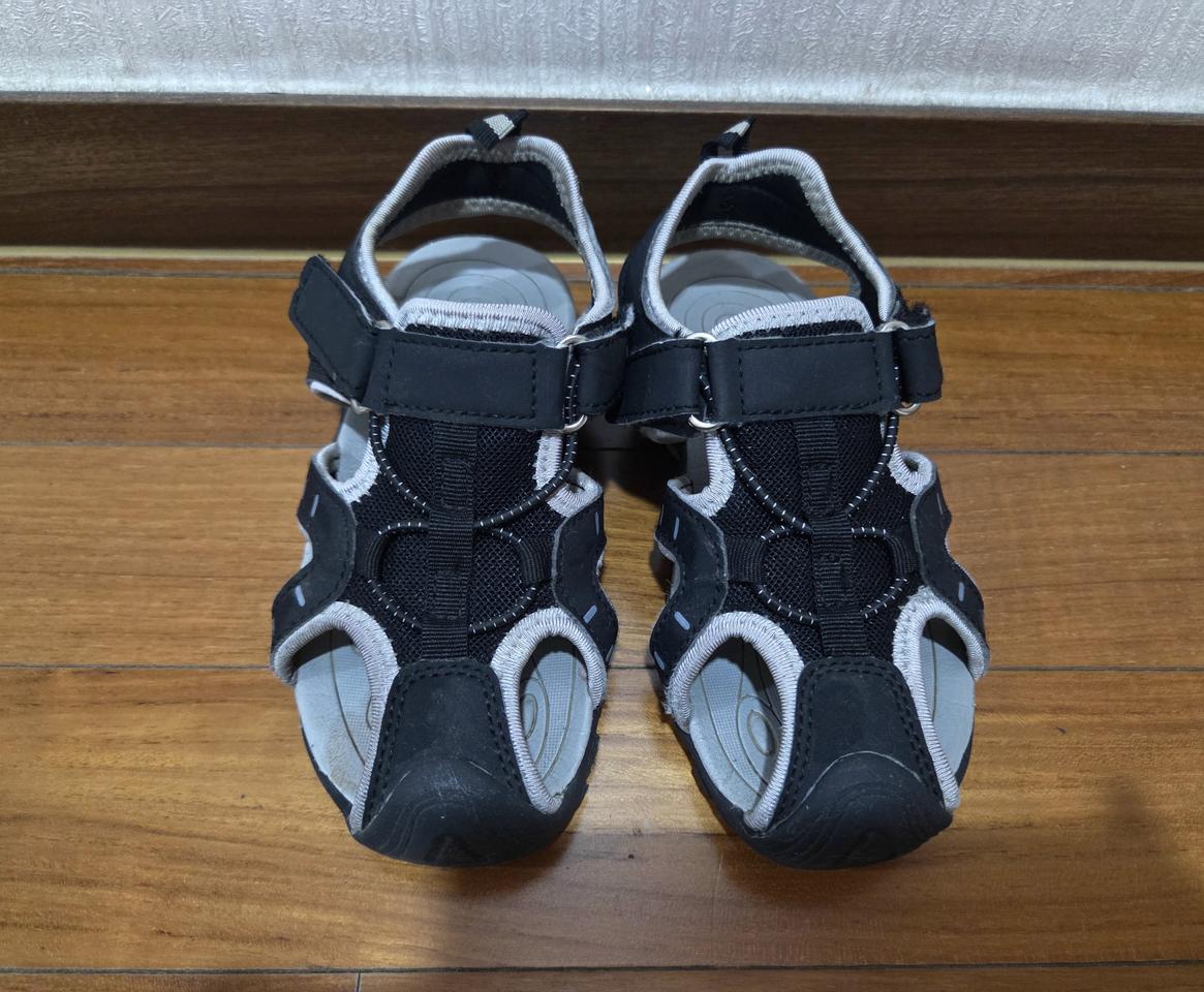 190 아동 키즈 샌들 신발 키즈 남아 샌달 블랙 여름 신발 샌들