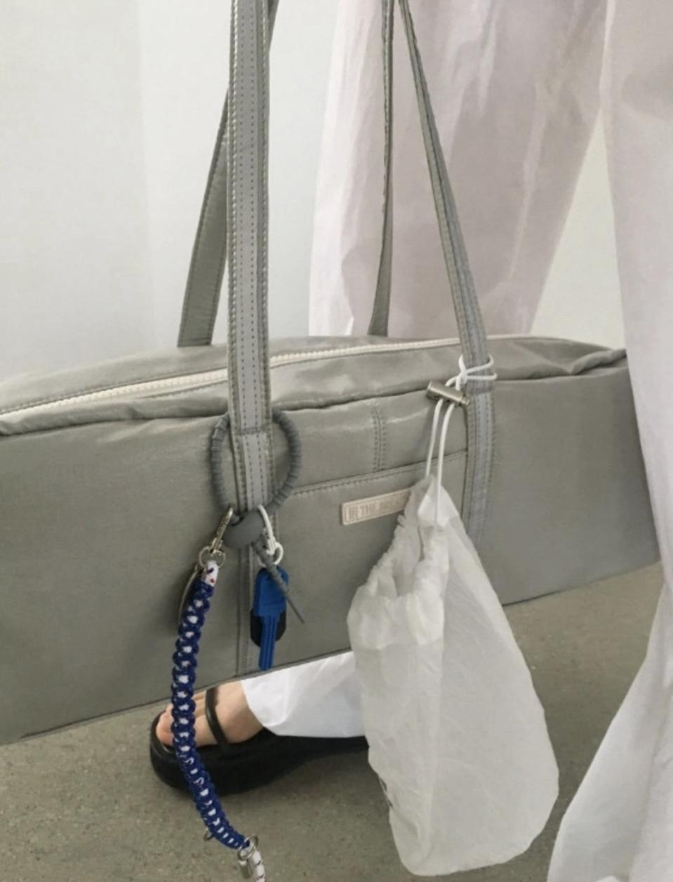 브리드 실버 볼링백