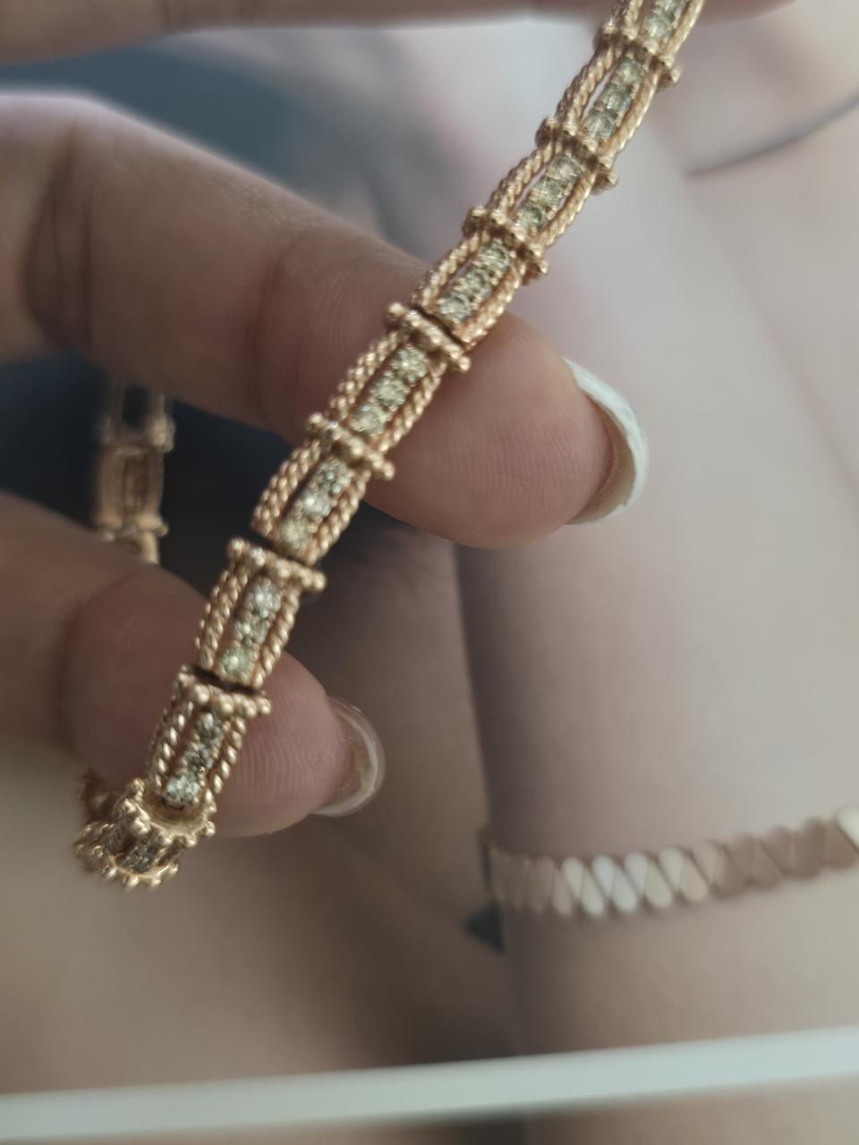 14k 천연다이아 팔찌