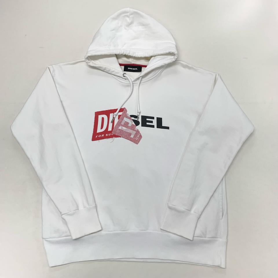 DIESEL 디젤 오버핏 후드티 (S)