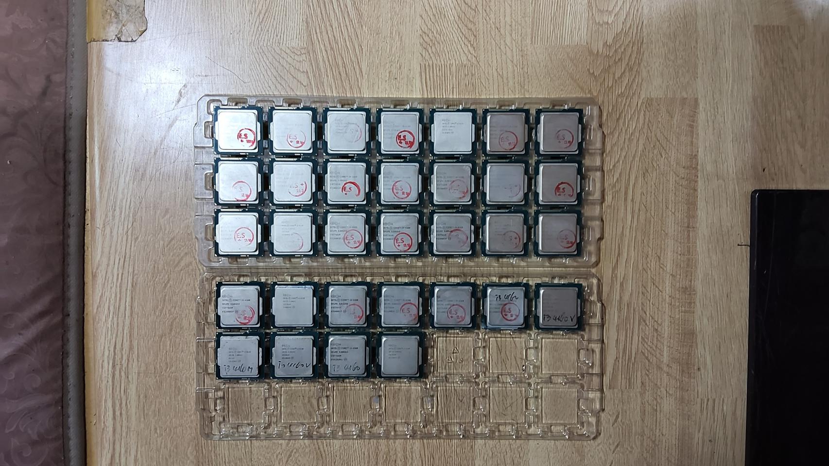 컴퓨터 데스크탑용 인텔 4세대 CPU i3 4160 36개 일괄판매