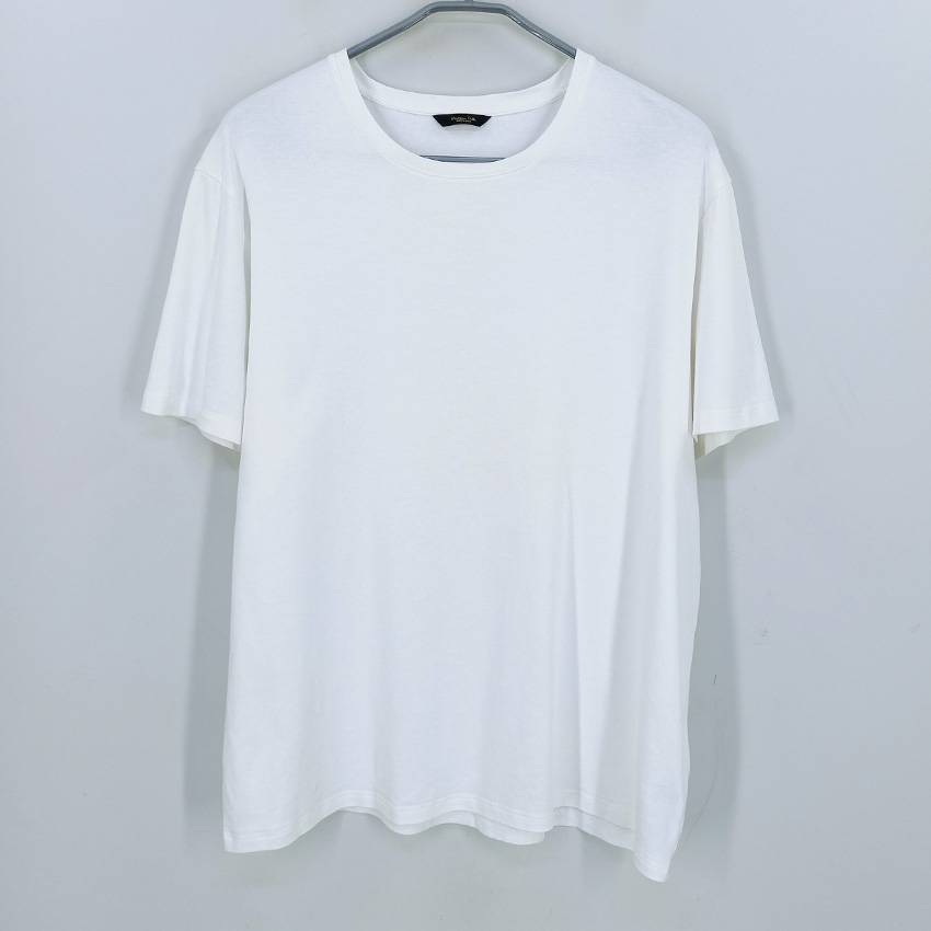 마시모두띠 남성 여름 라운드반팔티 아이보리XL (HU44858)