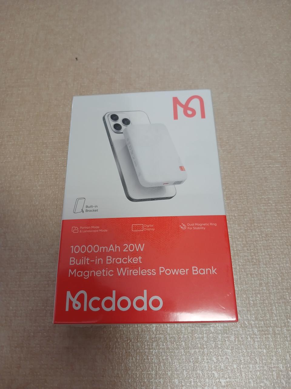 (새제품)맥도도 맥세이프 보조배터리 10000mAh 20W 화이트