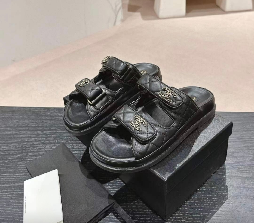 샤넬블랙뮬 슬리퍼