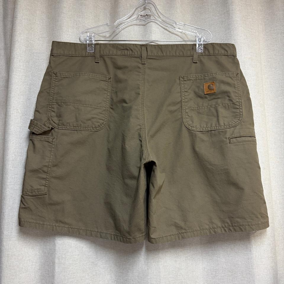 칼하트 오리지널핏 카펜터 쇼츠 카키 W42