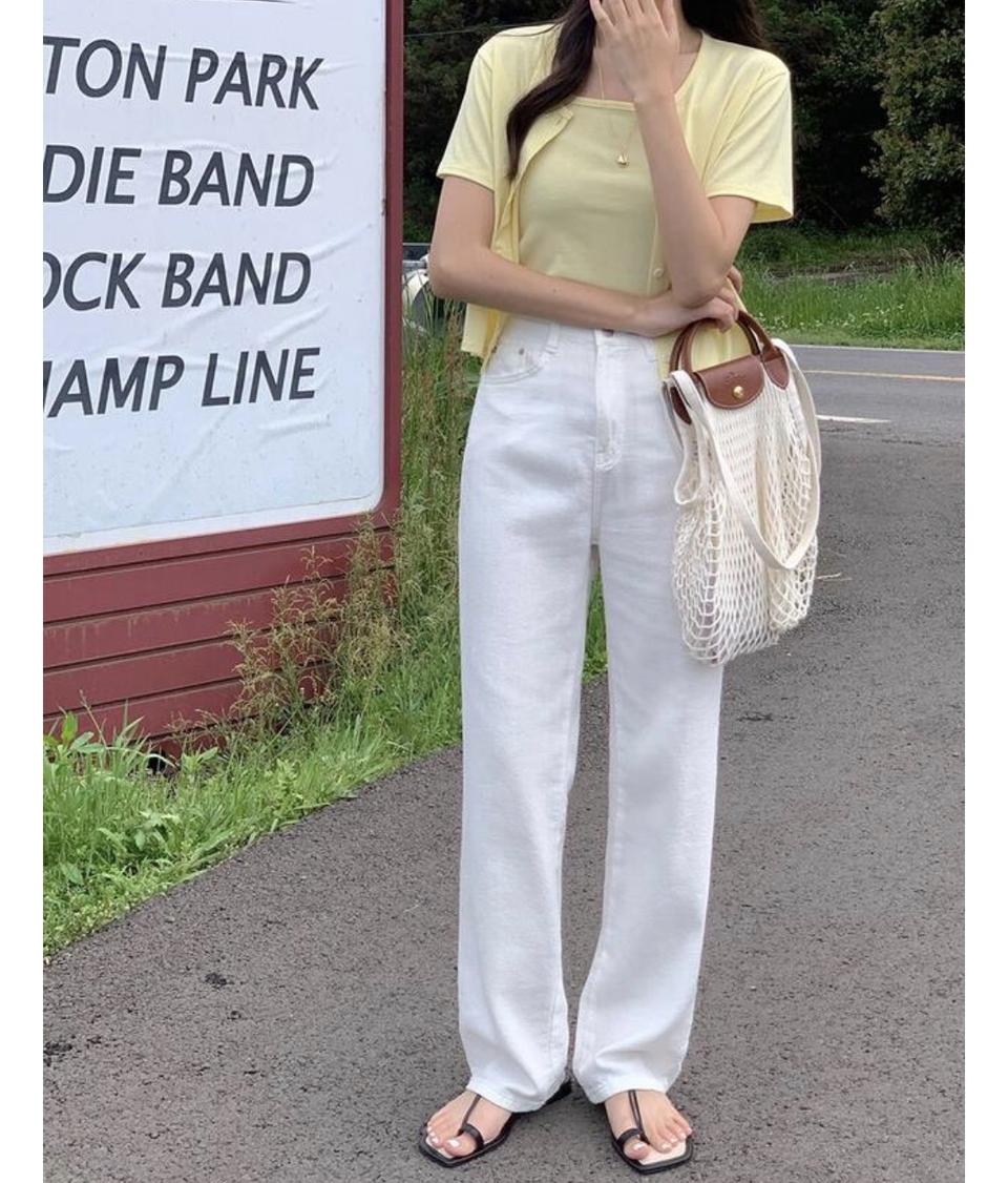 썸머 아이보리 팬츠