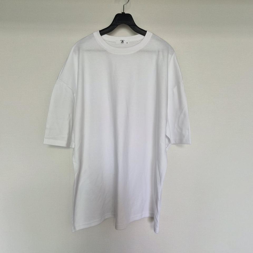 화이트 무지 반팔 4XL 5XL